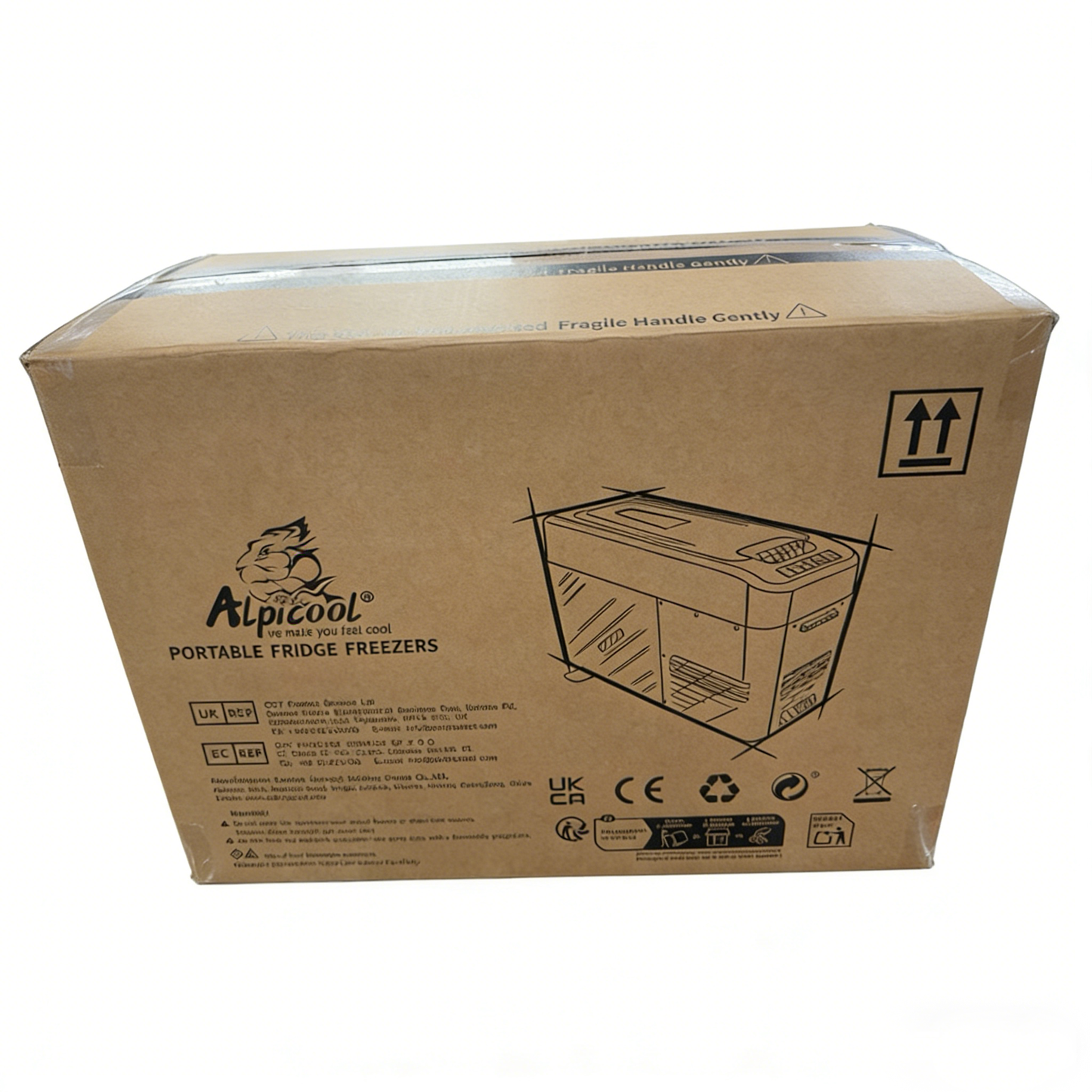 Alpicool Car Fridge Customised Thickened Cardboard Box