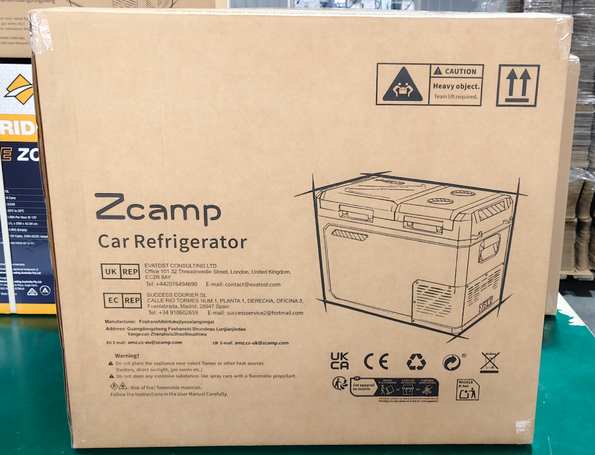 Zcamp Car Fridge Customised Thickened Cardboard Box